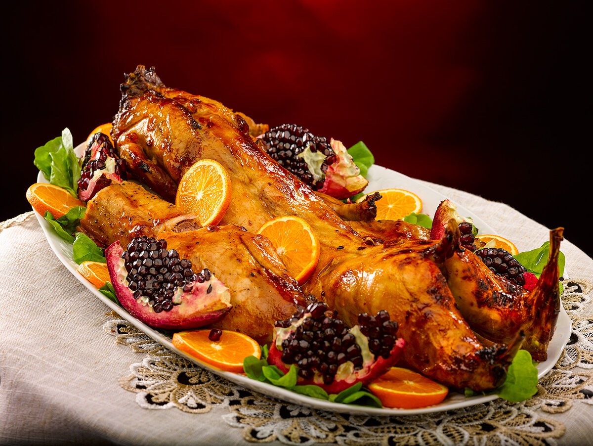 Ну... Я почти также подаю крольчатину. фото не мое.