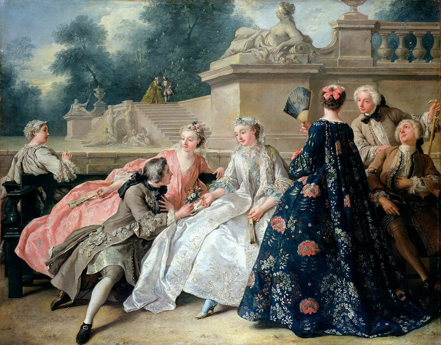 Жан-Франсуа де Труа (Jean-François de Troy), «Признание в любви», 1731