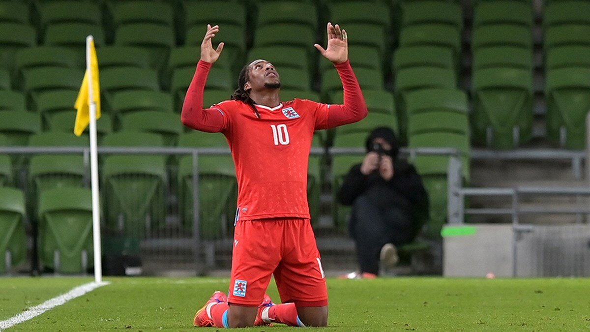 Жерсон Родригес - автор единственного гола в ворота Ирландии