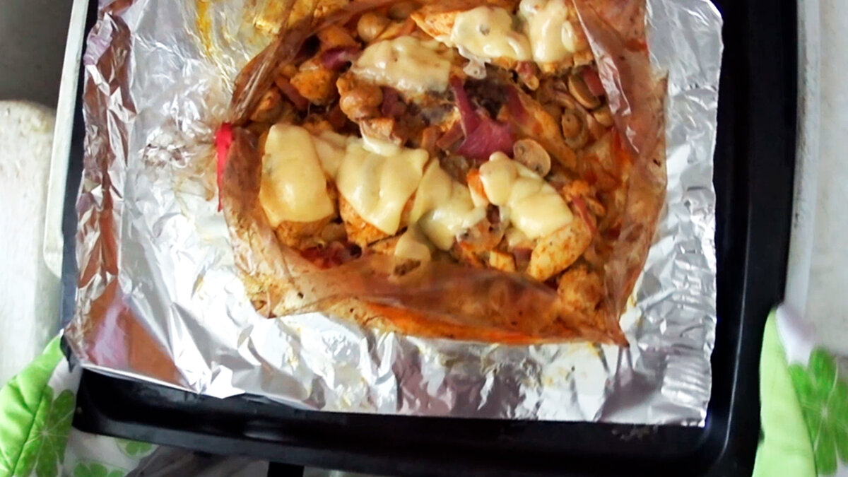 Сочная куриная грудка в духовке 