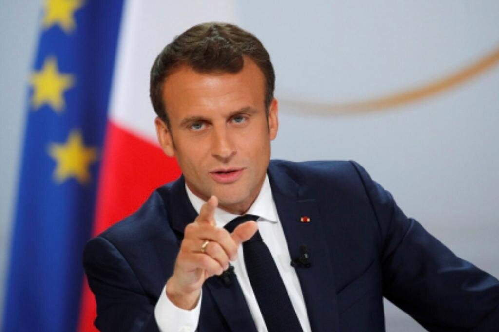 Эмануэль Макрон, действующий президент Французской Республики, фото с просторов интернета, 2021.