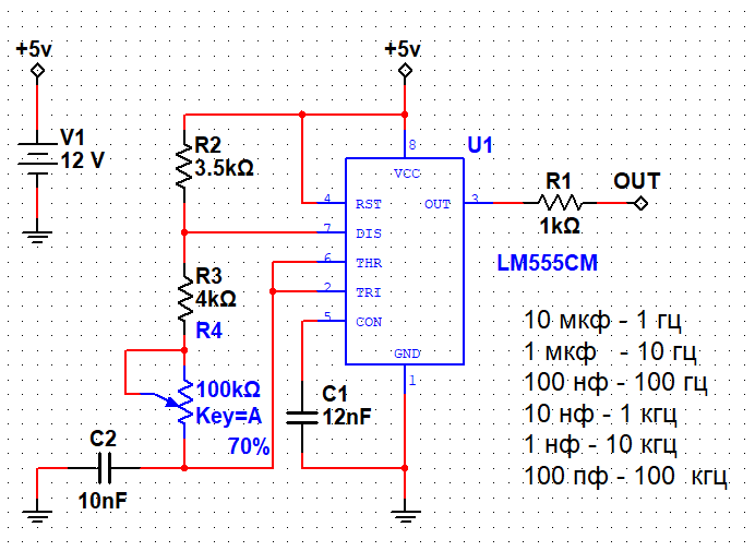 Генератор сигналов ICL8038