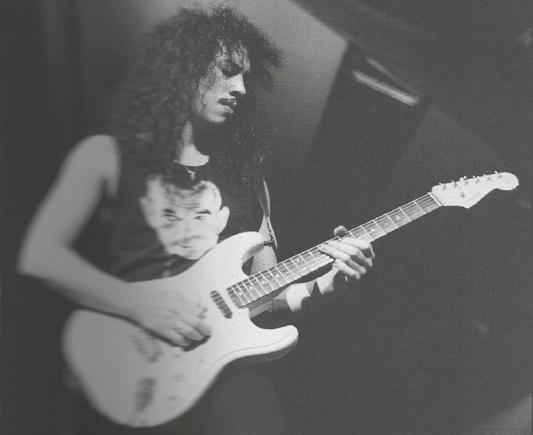 Кирк Хэмметт с ESP Strat 400