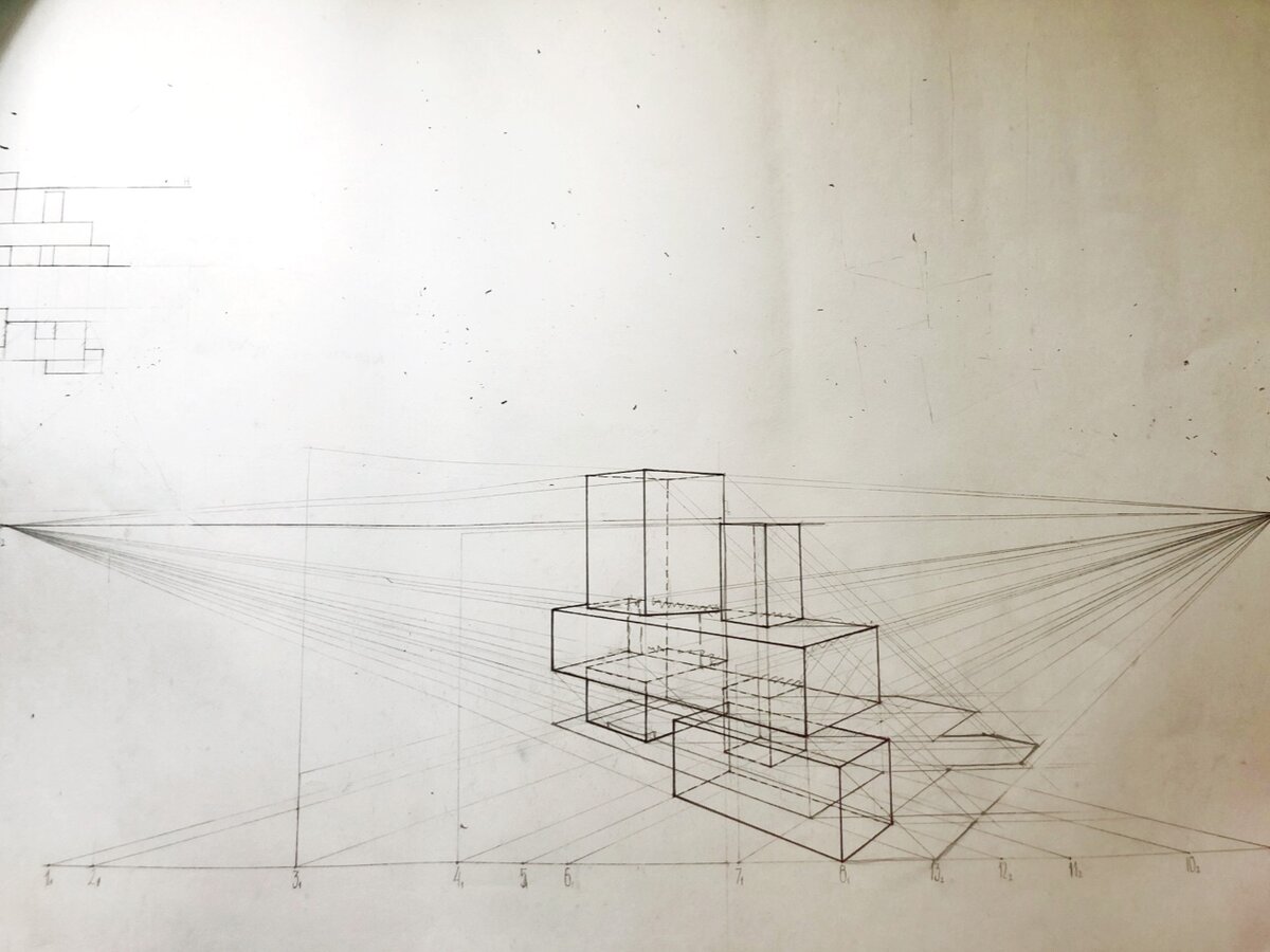 Перспектива с двумя точками схода 