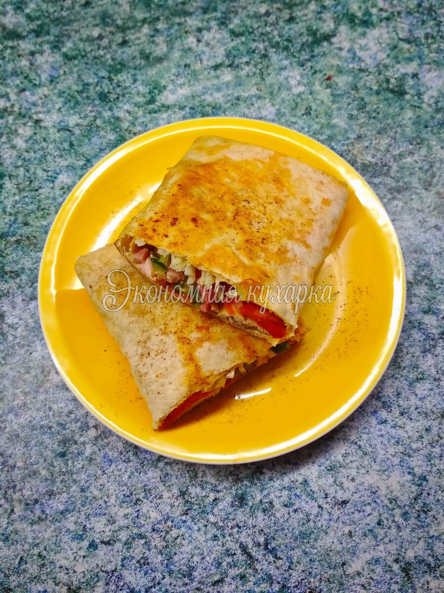 Вкусная домашняя шаурма три мяса