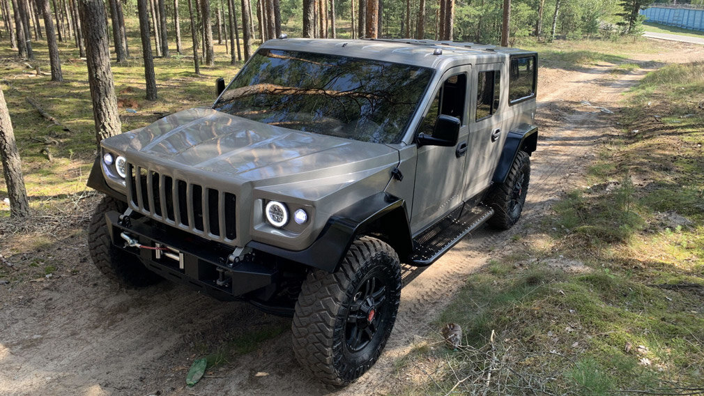 Небронированная версия внедорожника ВПК Стрела, фото: ВПК и КБМ МГТУ