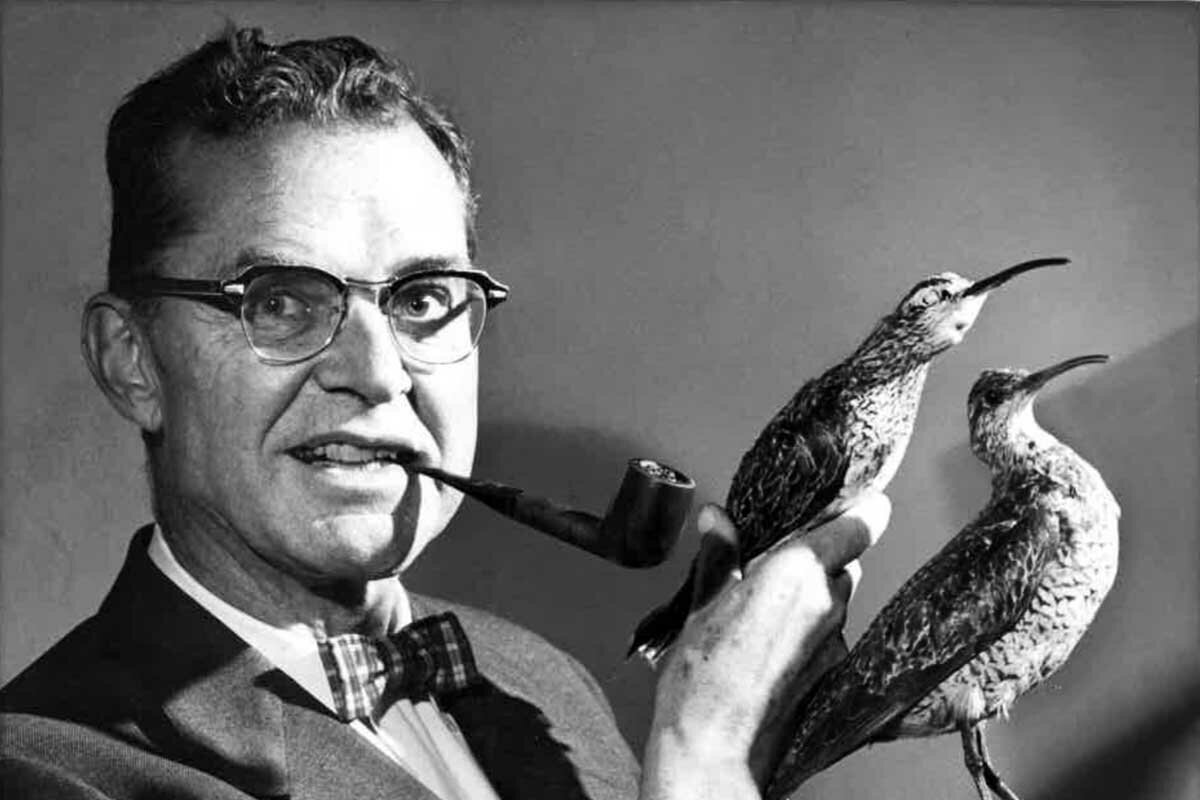 Настоящий Джеймс Бонд. Знаменитый орнитолог, трижды награждённый за вклад в исследование птиц. Фото: Free Library of Philadelphia, Rare Book Department