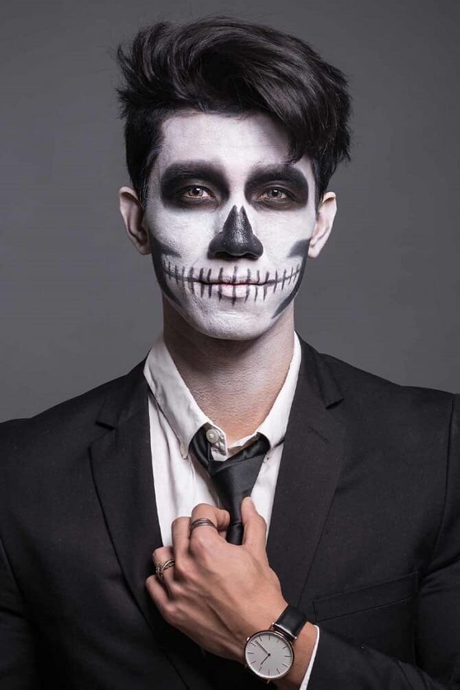 Боевая раскраска: идеи макияжа для хэллоуинской вечеринки 2023