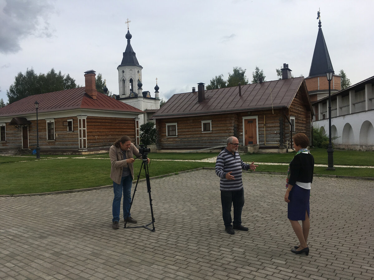 На съемках программы "День Ангела"