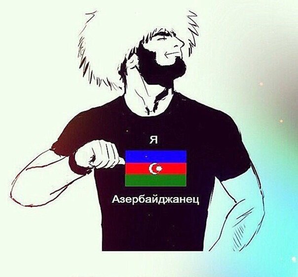 Азербайджанские наклейки на авто