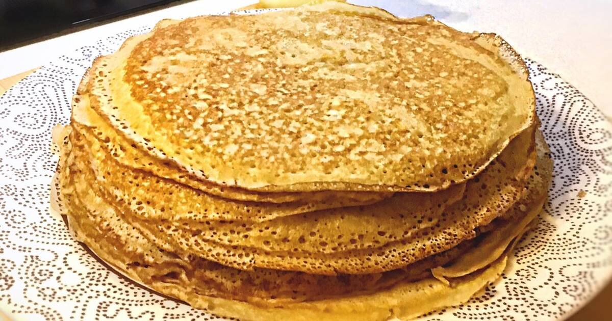 Блинчики получаются очень нежными и мягкими.