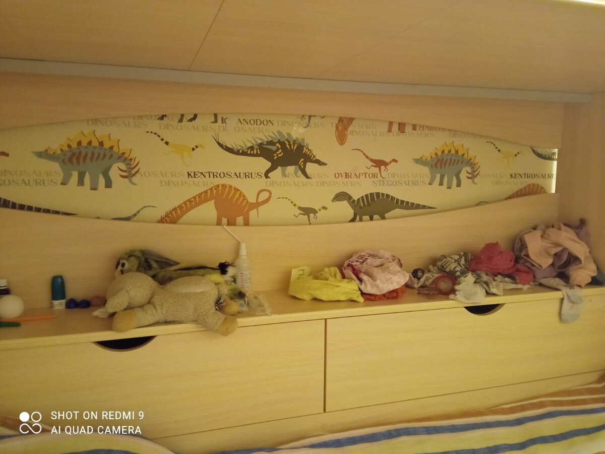 Хаос в детской. Фото автора. 