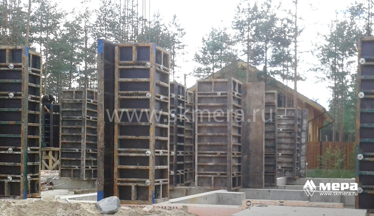 Вариант съемной опалубки