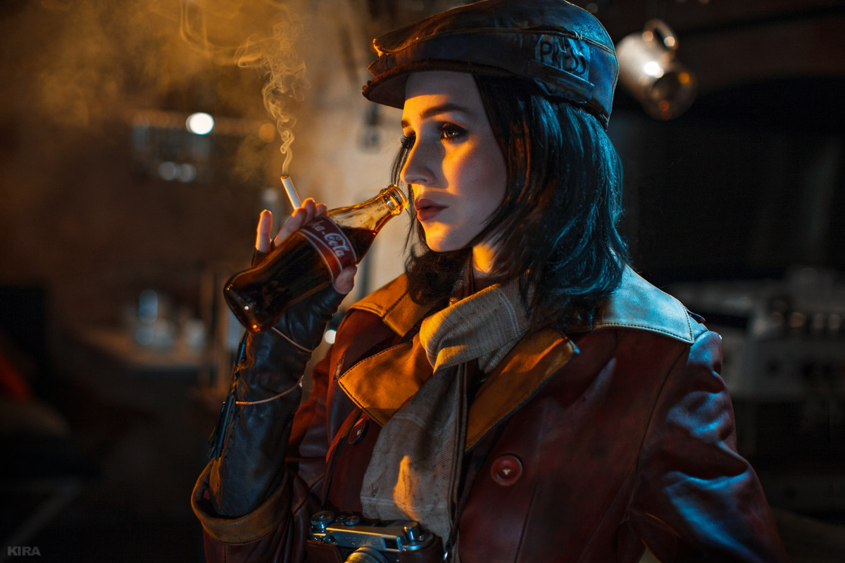 Вера Зайцева и ее косплей на  Пайпер из Fallout 4