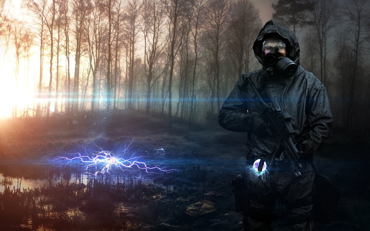 Фотография Сталкера из игры S.T.A.L.K.E.R. (взято из интернета)