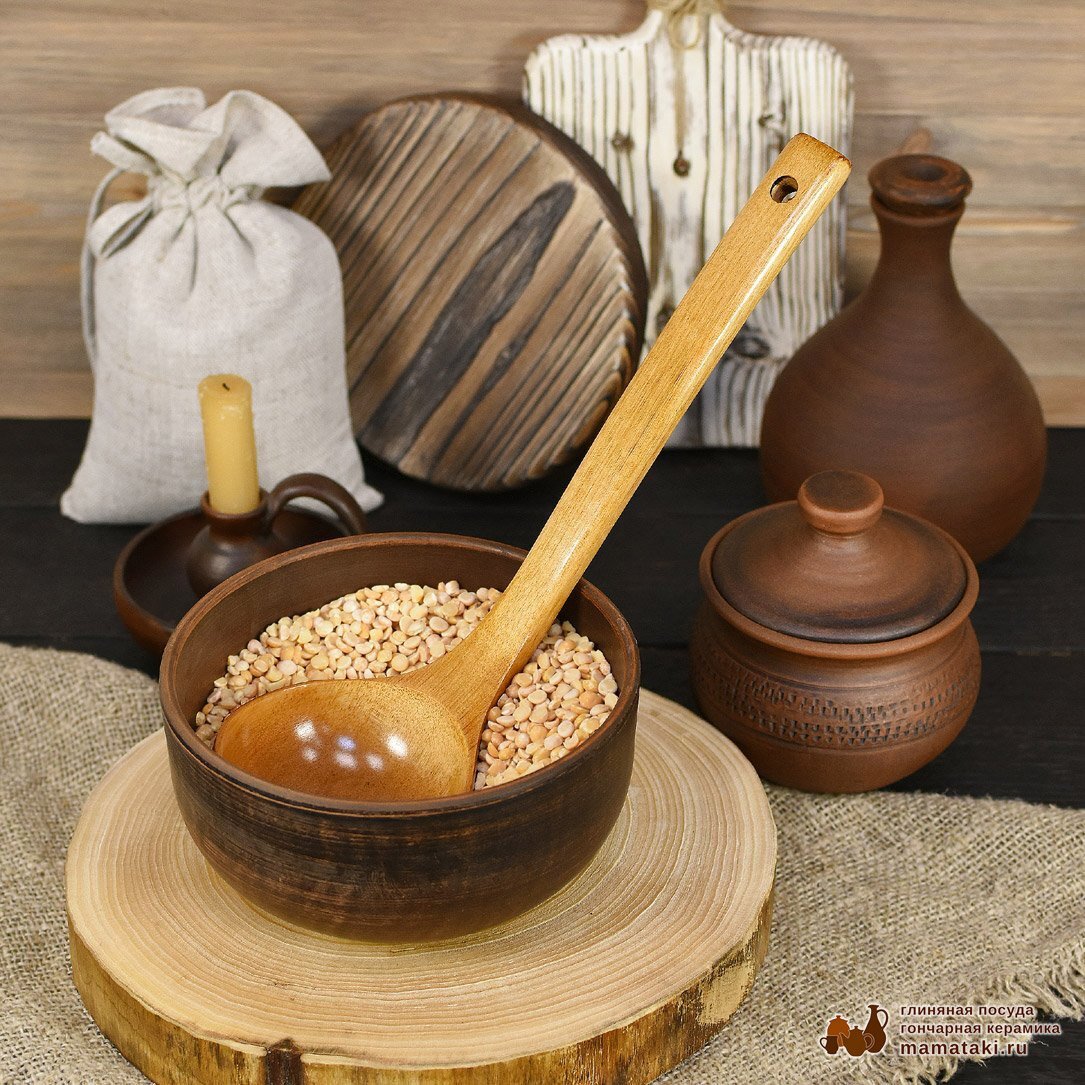 Половник из клена, 30 см