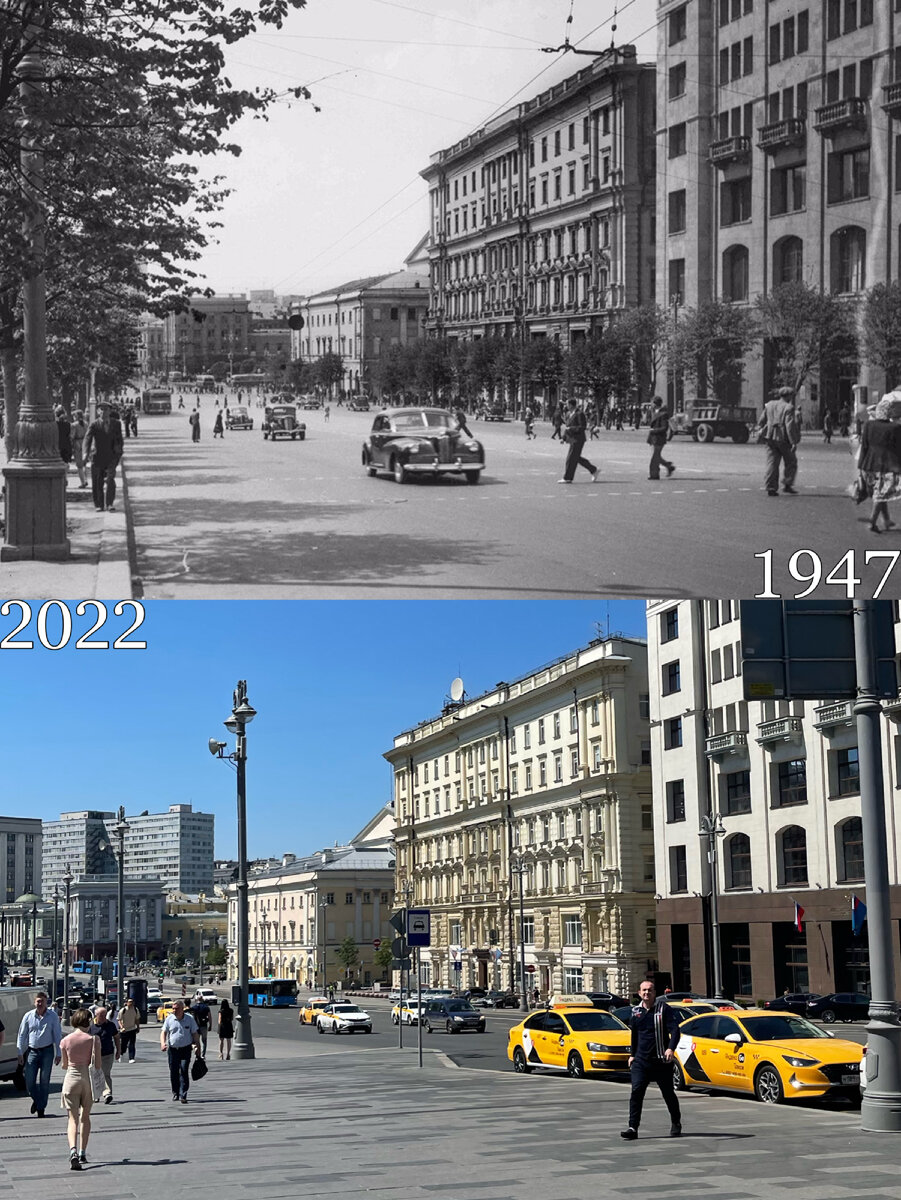 Москва тогда и сейчас. Повторил исторические снимки в наше время! |  Now&Then Russia | Дзен