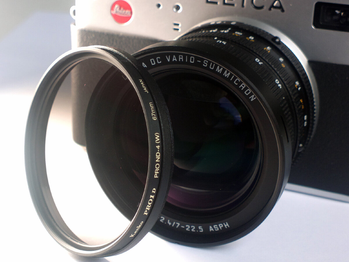 Leica Digilux 2 + ND-фильтр на понижающем кольце