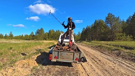 Тайга, колония поселения, Установил ловушки на медведя, Продолжаю изучать территорию.