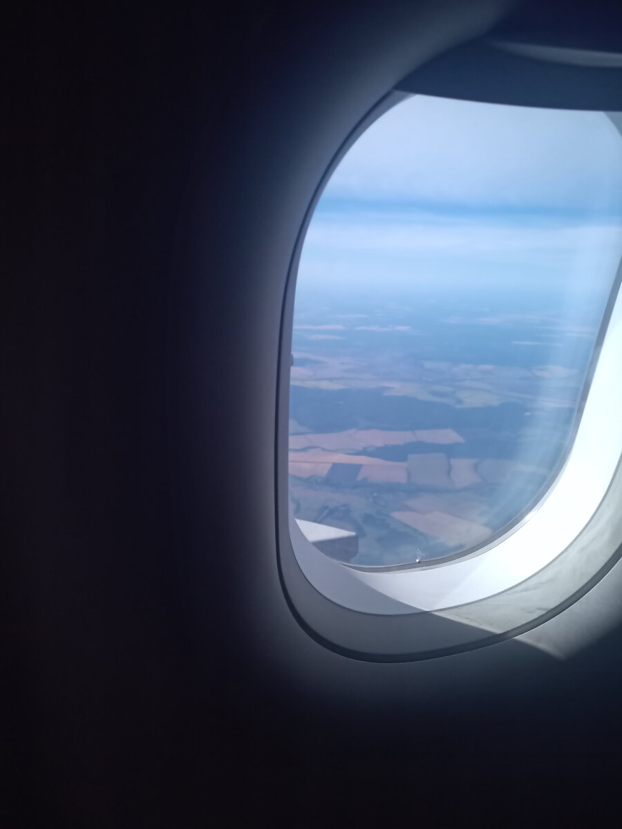 Под крылом самолета родные просторы.