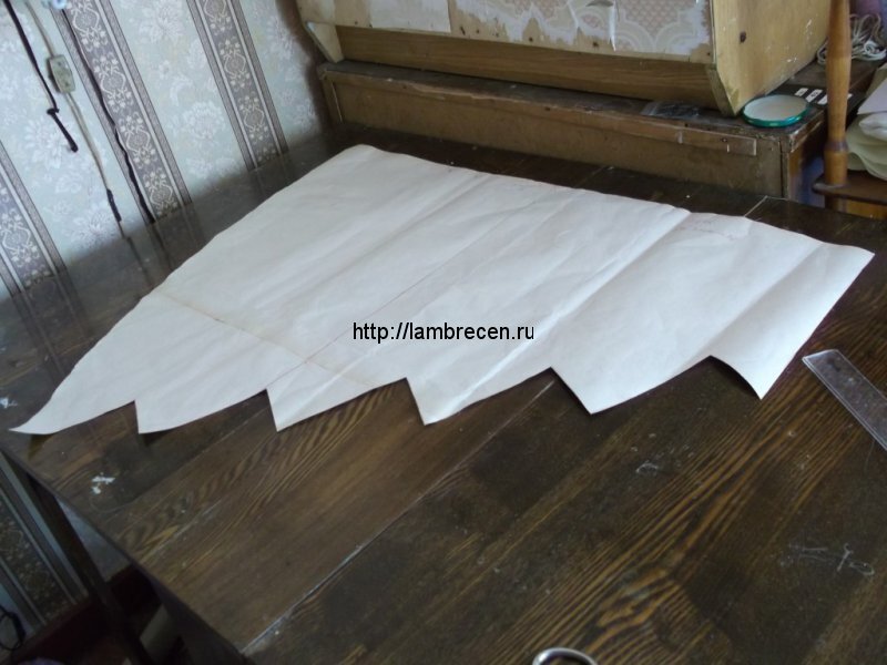 выкройка равностороннего свага