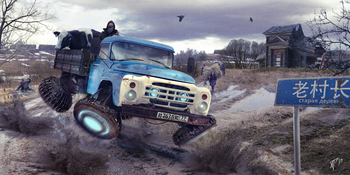 Рисунки Павла и Алексея Андреевых