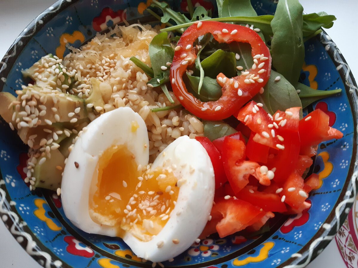 супер-полезный и вкусный завтрак или обед - гречка-боул (рецепт в каталоге)