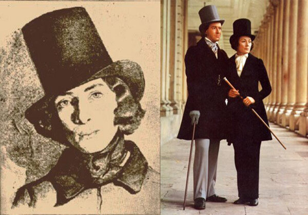 Жорж Санд в мужском костюме