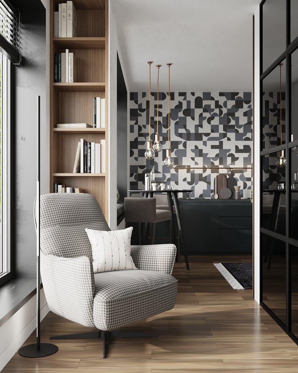 Кресла от SKDESIGN в интерьере гостиной