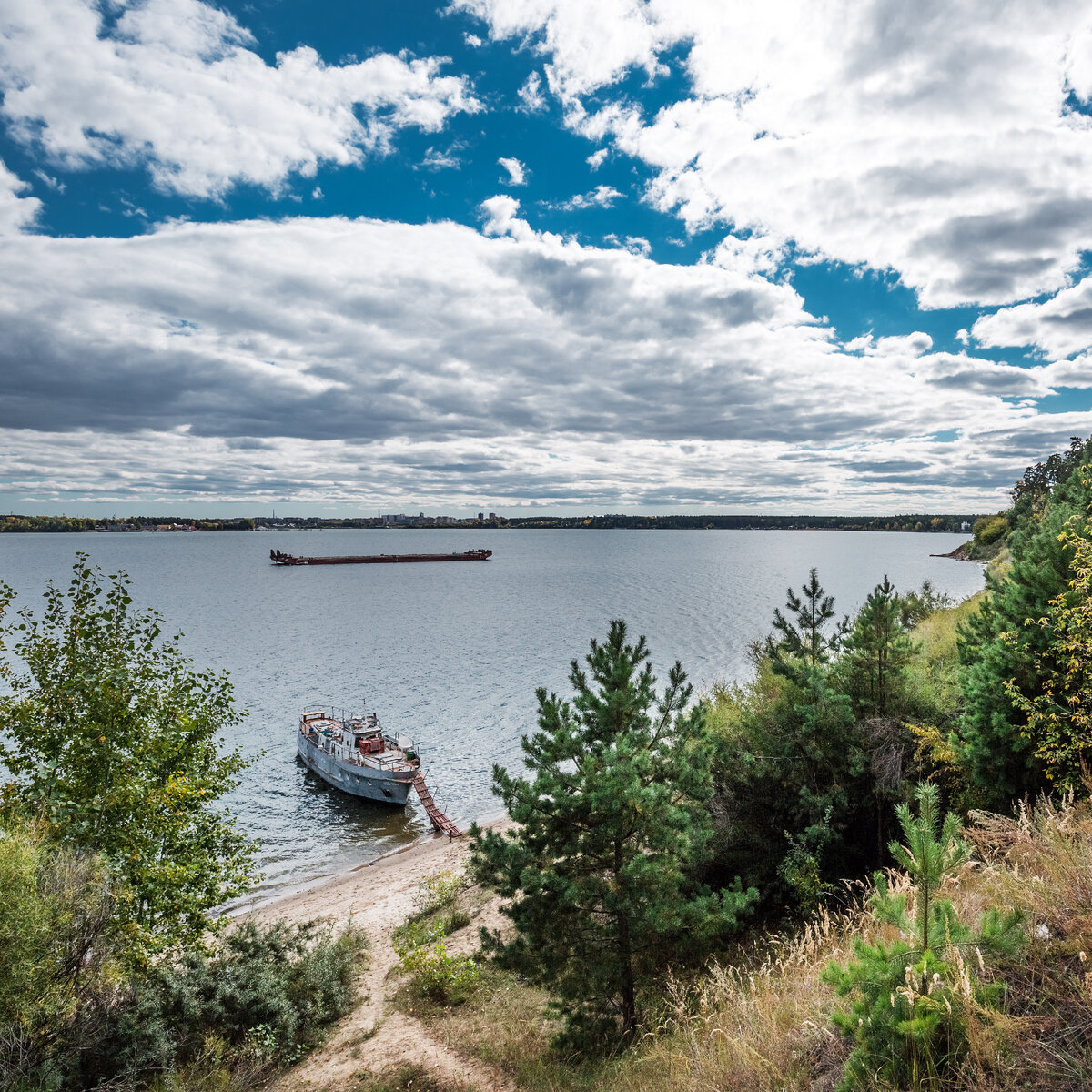 обское водохранилище пляж