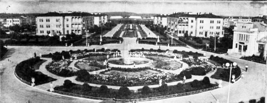 Поселок в 1960-х годах