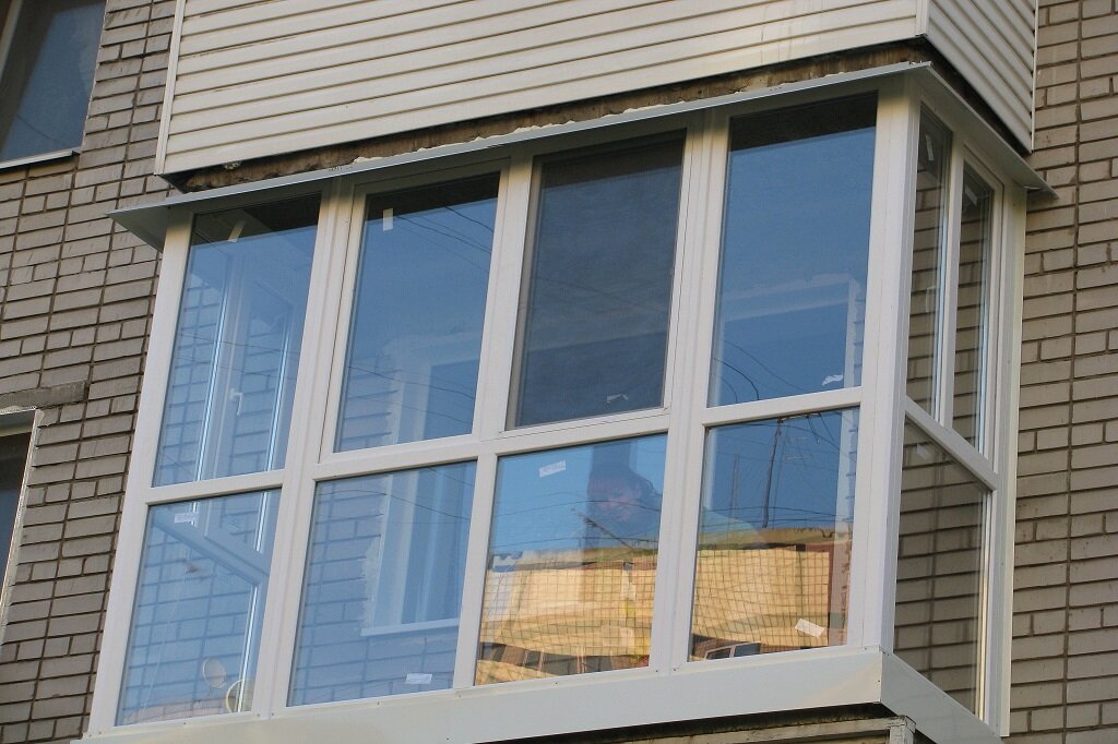 Французское остекление балкона