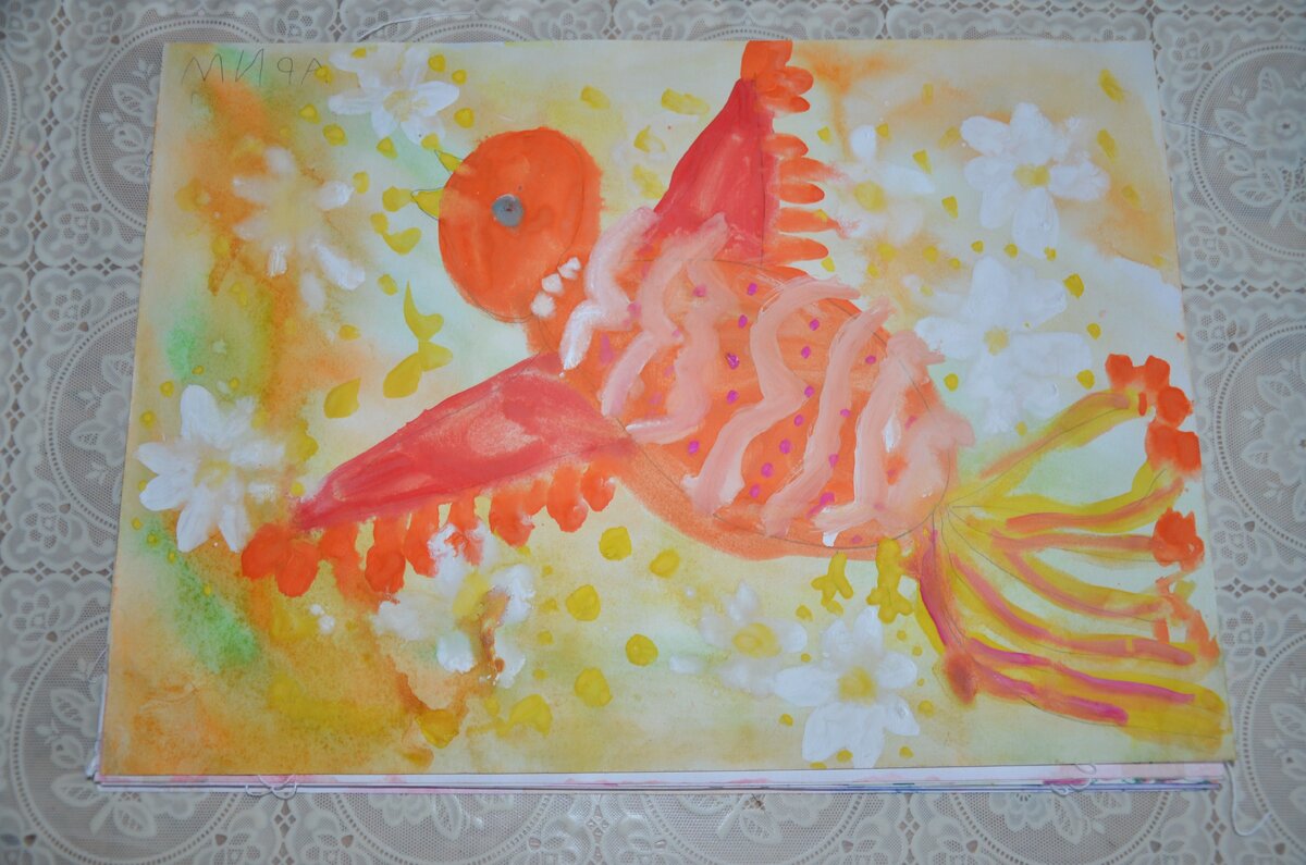 рисунок Мирославы, фото автора