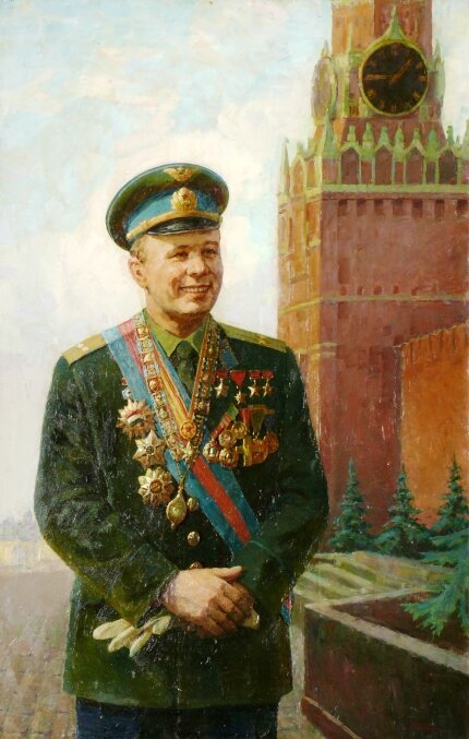 Ж-1943 Пензов И.А. Портрет Гагарина