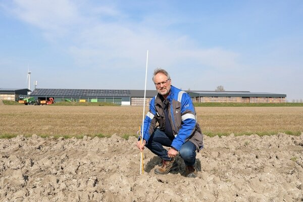 Пьер Баккер из Wageningen University & Research (WUR) в области, где PotatoEurope проходит в этом году.