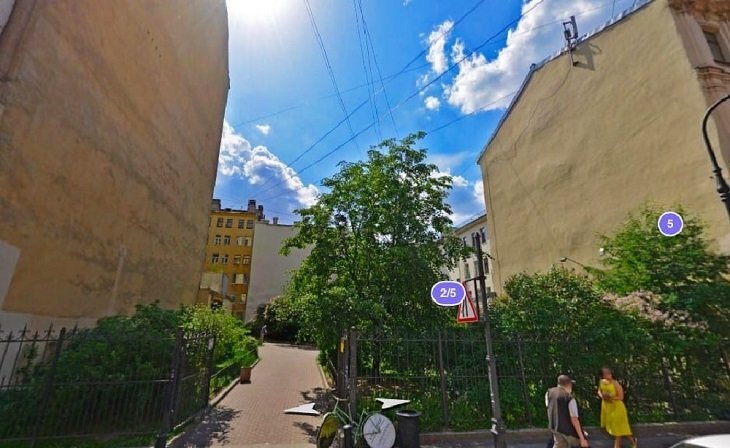 Сквер в Кузнечном переулке. Фото "Яндекс"