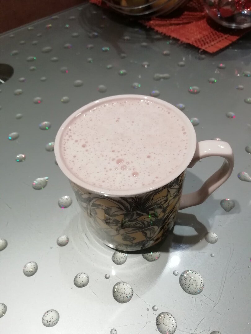 Вкусный ароматный банановый коктейль