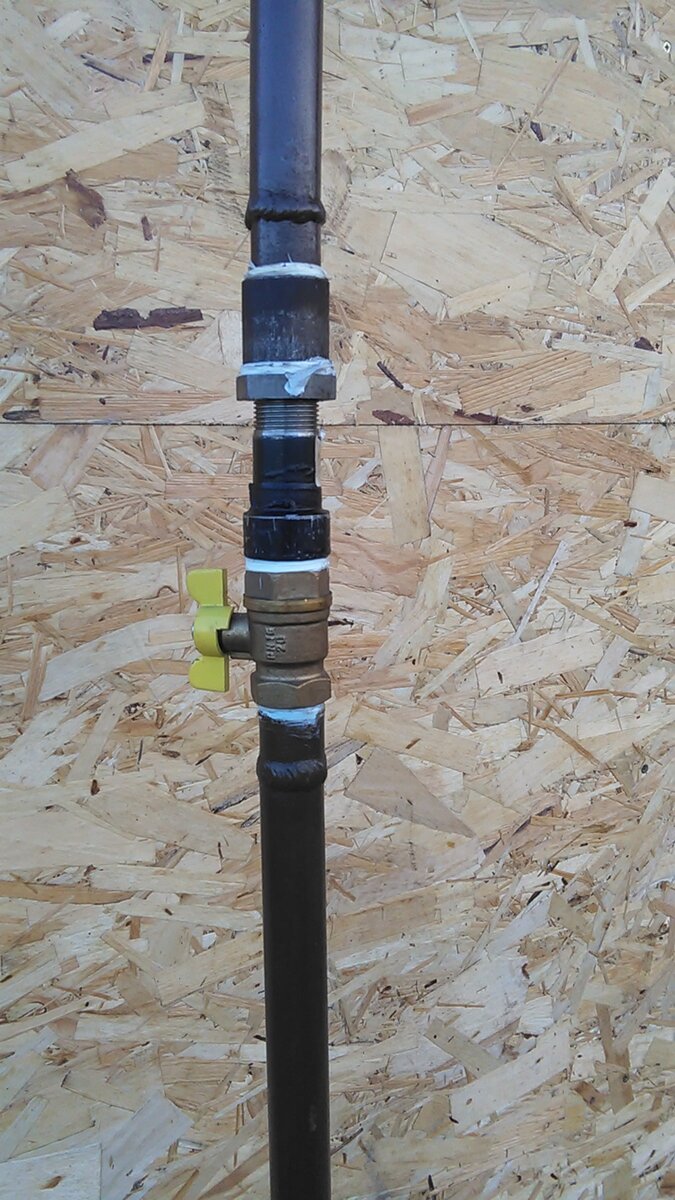 Момент пуска газа (установка сгона)