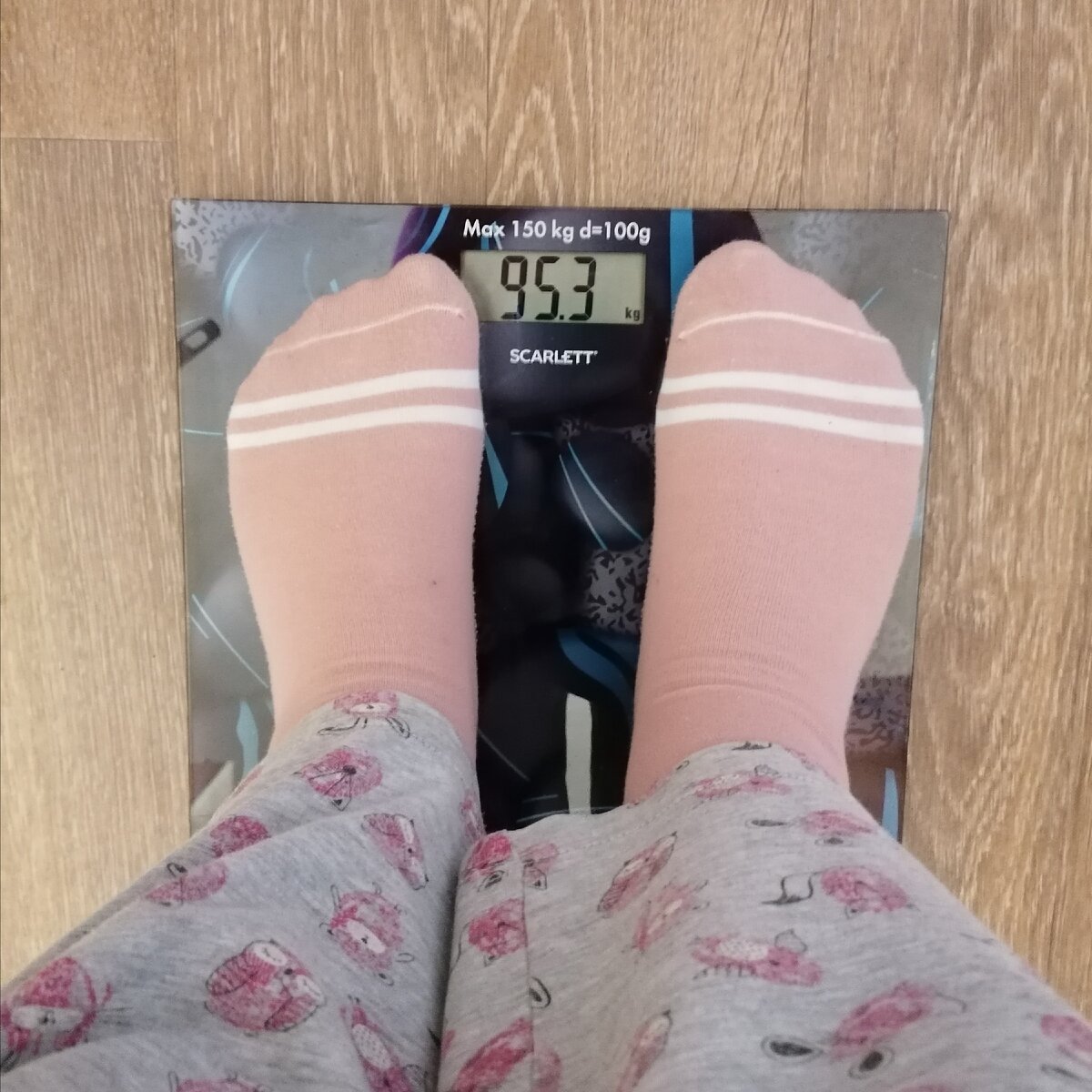 Ушло ровно 2кг за неделю, прошлый показатель 97,3 кг. 