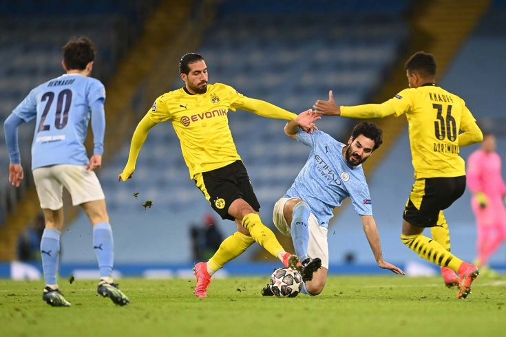 Матч Манчестер Сити - Боруссия Д (2:1)