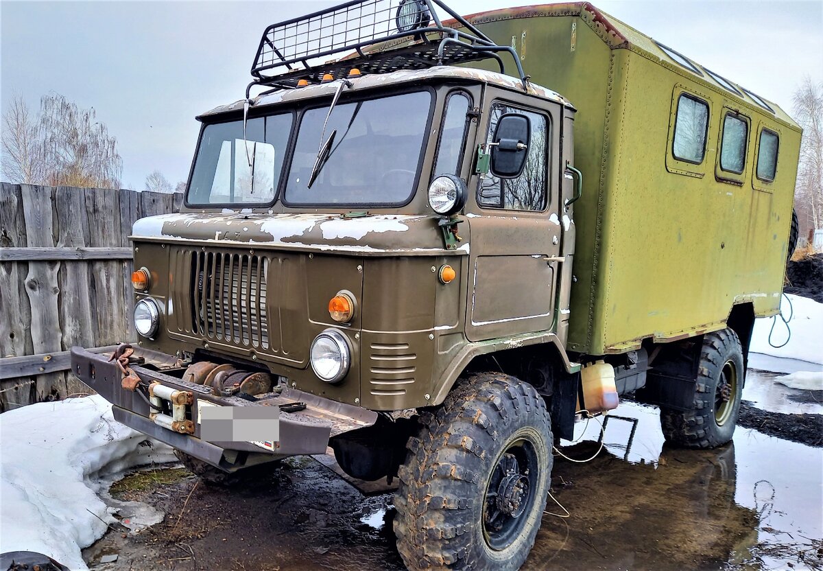 ГАЗ-66 с лебедкой