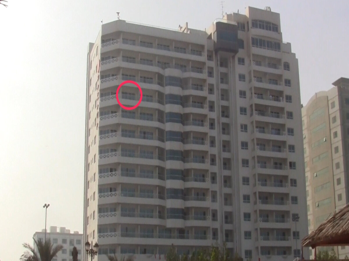 Расположение номера 905 в отеле.