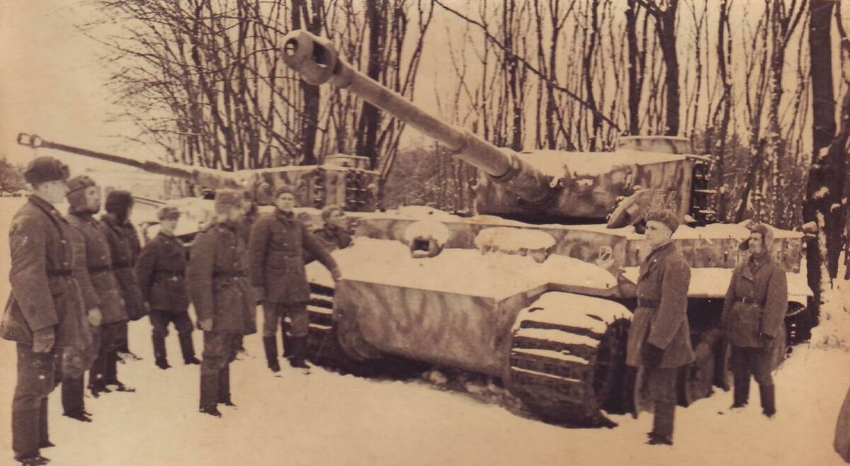 Чем закончился первый бой трофейного танка "Тигр" зимой 44-го? И почему ...