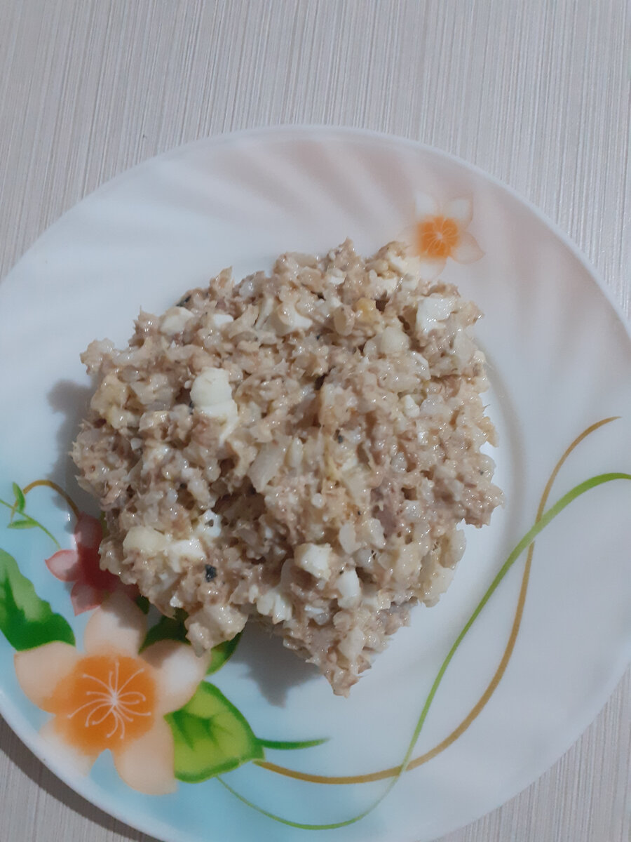 Нежный салат Мимоза с рисом