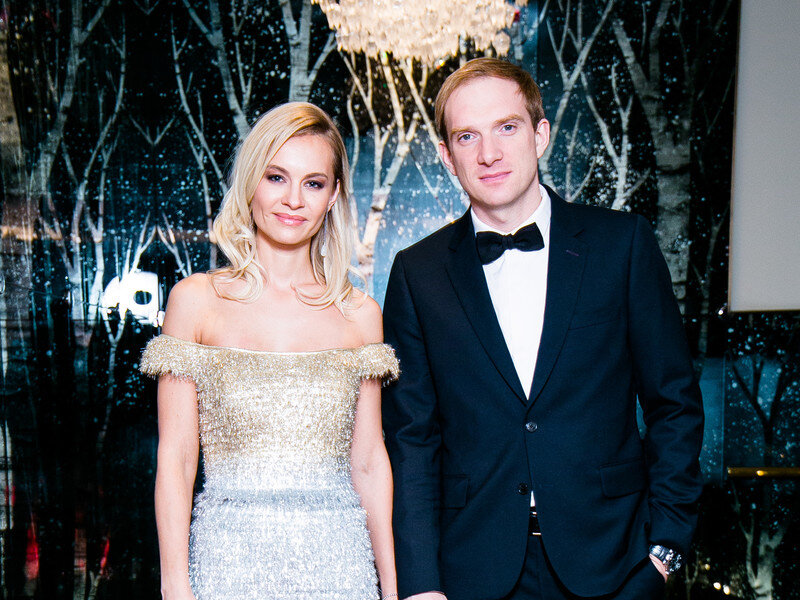 Андрей Бурковский с женой Ольгой