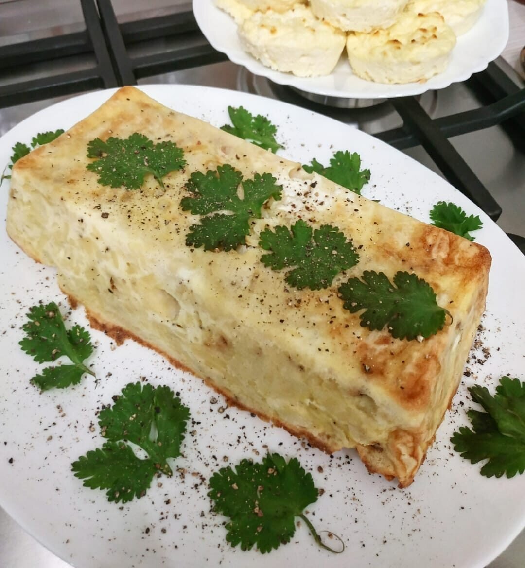 Ачма из лаваша с сыром и творогом