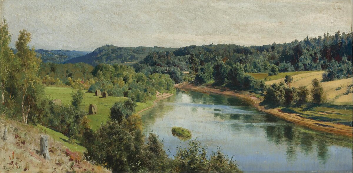 Василий Поленов — «Река Оять», 1883 год