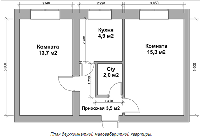 План двухкомнатной. Планировка с размерами 2-х комнатная квартира. Малогабаритная двухкомнатная квартира планировка. Двухкомнатная квартира планировка с размерами. Размеры двухкомнатной квартиры