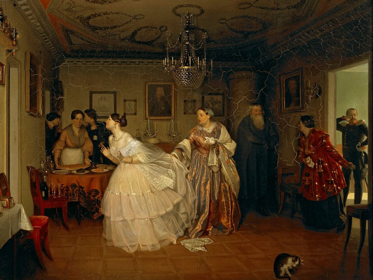 Павел Андреевич Федотов "Сватовство майора". Почти наш случай.