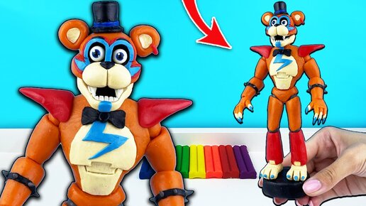 Джек-О-Фокси ФНАФ из пластилина Туториал Jack-O-Foxy FNAF VR Help Wanted from Plasticine Tutorial